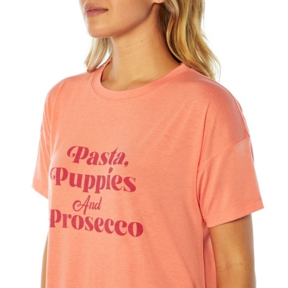 NEW! WILDFOX 2PK Sleep Dress Pasta Puppies and Prosecco Gift Set Pajama PJ Set - Picture 3 of 11
